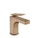 AXOR-HG-AXOR-Citterio-Einhebel-Waschtischmischer-90-mit-Hebelgriff-fuer-Handwaschbecken-mit-Zugstangen-Ablaufgarnitur-Brushed-Red-Gold-39022310 gallery number 1